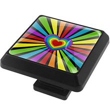 Amore arcobaleno 3 PCS Pomelli per Porta, Pomolo per Mobile, Pomelli per Mobili con Viti, Maniglia per Armadietto, Pomelli per Porta, Pomelli per Cassetti per Porta, Armadio, Cassetto e Credenza