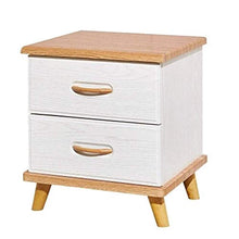 BJLWTQ Nordic Semplice Comodino Moderno Minimalista Assemblea Economico Comodino Camera Due cassetti Angolo Cabinet Facile Lockers