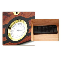 ZYING Di Legno Solido Traspirante igrometro Portatile Cigar Humidor - Cigar Box di stoccaggio con l'igrometro e umidificatore