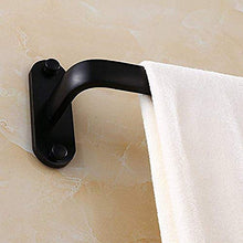 JKCKHA Northern Europe. A Parete Rack Rail da Bagno cremagliera Rack Appendiabiti Singolo Rack 59 Centimetri a Muro in Alluminio Forato Mount