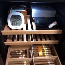 Portasigarettes-humidor sigaris-humidor sigari Automatico Cigar Cabinet - Legno Di Cedro Cigar Cabinet Costante Di Temperatura E Umidità Governo Del Vino Tea Gabinetto Idratante Gabinetto 360 Gradi Ge