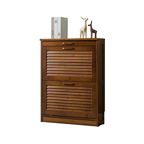 LYLSXY Porta Scarpe, Mobili 2 Cassetti in Legno Cabinet Armadio Armadio Immagazzinaggio Unità Organizer