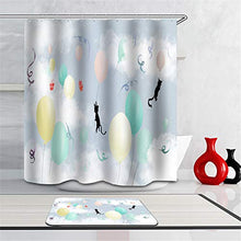 LIYAN Combinazione Bagno. Immagini Chiare E Colori Vivaci Rendono Il Tuo Bagno Pieno di Vita. Accessori da Bagno. Palloncini Colorati. Gatto.