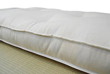 Vivere Zen - Futon Pouff - Divano Letto 11 cm (4 Strati Cotone) - Futon Pouff Greggio 120x195 cm