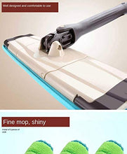 SSAYY Mop Lavaggio A Mano Libero Mop Piatto Strumenti per La Pulizia Pigri Mop per Pavimenti con Straccio Piano in Microfibra Torsione Acqua Estrusione Manuale Famiglia