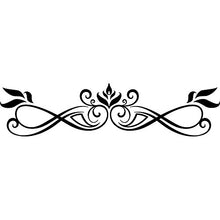 T-MK344 - Adesivi per testiera del letto, 44 x 180 cm, colore: Nero