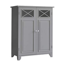 Teamson Home Dawson Arredo Bagno Armadietto Con Porte Grigio EHF-6841G