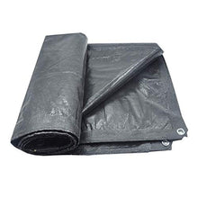 MTYLX Outdoor Multifunzionale Incatramata, 100% Impermeabile Sheet Tenda Di Campeggio Esterna Ombra Cover - 180 G/Mq, Spessore 0.35Mm,Nero,4X8M