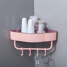 LiuliuBull W Bagno Triangolo Scaffale Perforazione Gratuita per la Perforazione del Muro di plastica del Water Angolo Multifunzionale (Color : Light Green)