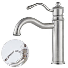 Rubinetto Monocomando Miscelatore Lavandino Lavabo Bagno Acciaio Inossidabile Sanlingo