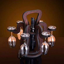 XBR creatività Fai-da-Te Portabottiglie, espositore per Vino in Legno Portabottiglie Portabottiglie Decorazioni 43 * 43 * 40 cm per Bar Cucina Domestica