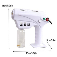 Spruzzatore Elettrostatico, Spruzzatore Atomizzatore, Pistola A Spruzzo Nano Light Blue 1300W 260ML, Umidificazione A Spruzzo Ampiamente Utilizzata