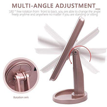 BD.Y Specchi per Trucco Specchio Pieghevole a LED Naturale a 360 Gradi 10X Specchio Pieghevole Rotante Specchio ingranditore Flessibile