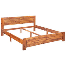 SKM Giroletto in Legno Massello di Acacia 160x200 cm (32.3kg)