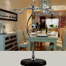 FAGavin Calice for Vino in Vetro Bracket for Vino in Ferro Decorazione for mobili Artigianato Industriale Artwork