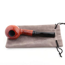 Martello portatile da uomo in radica con filtro rimovibile in legno