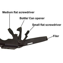 Lanker Multitool pinza, multifunzionale, set di utensili, in acciaio INOX, ideale per DIY/attività all' aperto/auto bicicletta riparazione KM02