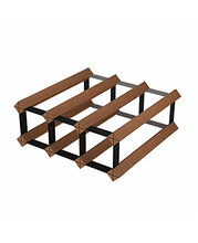 JL 3 Bottiglie cremagliera del Vino, Vino portabottiglie, Legno for Il Vino espositore, Tavolo Wine Rack, Desktop controsoffitto Free Standing Vino Magazzinaggio Halloween Decorazioni di Bottiglia