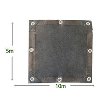 PENGDDP Telo ombreggiante Telo Coprente Rete Tessuta schermante ombreggiante Telo ombreggiante Buon Effetto di ombreggiatura Varie Dimensioni(Nero)-Nero 5x10m