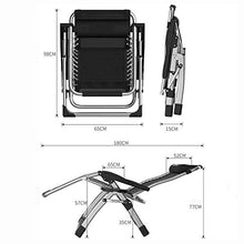 BJH Sedia a Sdraio Sedia Pieghevole Sedia a Sdraio Lettini reclinabili Zero Gravity Patio Sedia a Sdraio Supporta 200 kg per Esterno Ufficio Giardino Giardino Sedie a Sdraio, D