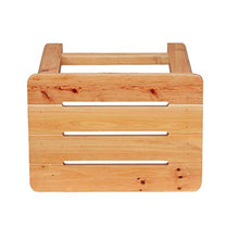 XD Sgabello da Bagno Sgabello da Doccia in Legno Sgabello da Bagno Cedar Rettangolo Change Shoe Bench Sgabello da Bagno Antiscivolo e Antiscivolo Sgabello Simple Step