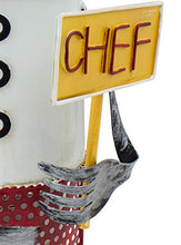 Brubaker Portabottiglie Chef de Cuisine Nostalgia Vintage Scultura - Dipinte a Mano - con Biglietto di Auguri