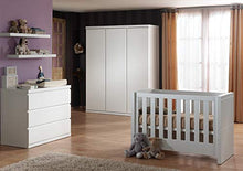 Vipack LAKL1314 Lara-Armadio a 3 Ante, in MDF Laccato, Colore: Bianco, 166 x 57 x 204,5 cm