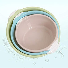 bacinella di plastica lavabo mobilia Grande Spessore Rotonda lavandino Rosa Blu Lavaggio bacinella, L Verde
