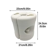 Base per ombrellone da 24,4 cm, supporto per ombrellone per esterni, resistente base rotonda anticata, porta ombrelli per giardino, portico