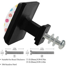 Motivo a pois estivo 3 PCS Pomelli per Porta, Pomolo per Mobile, Pomelli per Mobili con Viti, Maniglia per Armadietto, Pomelli per Porta, Pomelli per Cassetti per Porta, Armadio, Cassetto e Credenza