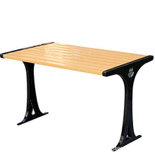 Panca da giardino per esterni, Panchine per portico con doghe in plastica resistente alle intemperie Panca da balcone con struttura in alluminio pressofuso resistente alla ruggine e resistente