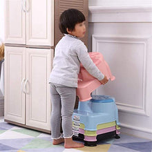 Sgabello Scaletta Pieghevole Sgabello da 2 grammi per bambini, sgabello per bambini per allenamento vasino, sgabelli da toilette in bagno, cucina, design a due fasi con morbido antiscivolo per sicurez