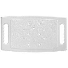 Sgabello da Doccia per Bagno Ergonomico Regolabile In Altezza Anti Scivolo Per Anziani E Disabili, Gambe In Metallo, Portata Massima 120 Kg (Colore Bianco)