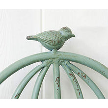Retro Battuto Cortile Ferro Sgabello Per Il Tempo Libero, Panchina Di Metallo Terrazza Con Giardino Esterno, Sedia Decorazione Portico A Forma Di Gabbia, Utilizzato Per Parco Giardino Strada Balcone