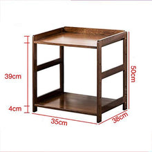 Comodino,Tavolino Laterale Comodino Di Bambù, Tavolino Fine, Comodino Da Camera Da Letto, Cabina Armadio Da Letto, Tavola Di Stoccaggio Di Conservazione Assemblata 4 Dimensioni per Soggiorno Camera Da