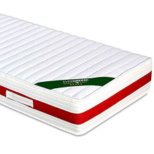 EVERGREENWEB Materasso MEMORY FOAM una piazza e mezza 120x190 cm & Waterfoam ORTOPEDICO alto 22 cm con Cuscino Letto GRATIS Lastra Massaggiante, Rivestimento Bianco SFODERABILE per Reti e Letti