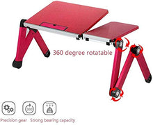 Tavolo da picnic all'aperto Scrivania Laptop, Stand tavola portatile pieghevole in lega, supporto per laptop regolabile in altezza per divano letto e divano, ad altezza regolabile a 48cm Scrivania per
