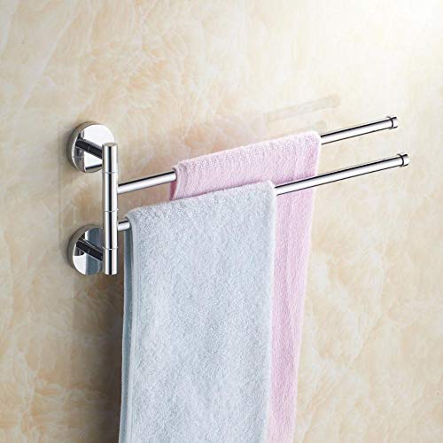 Portasciugamani in ottone cromato Portasciugamani bagno doppio rack portasciugamani bagno hardware accessori bagno portasciugamani