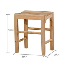 Sgabello per Doccia Sgabello da Bagno in Cedro Sgabello in Legno Antisettico Impermeabile Sgabello da Doccia a Sgabello Sgabello Basso con Superficie a doghe Impermeabile Superficie di Seduta