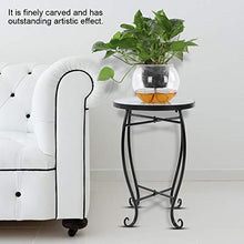 YCSD Tavolo Rotondo per Esterni, Portafiori per Piante, Tavolino Rotondo, 52 X 35 Cm