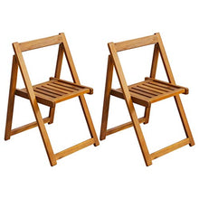 vidaXL 2X Set Sedie Pieghevoli in Legno di Acacia Seggiole da Giardino Esterni