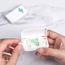 BanGSUN - Contenitore per pillole da viaggio a 3 scomparti, mini portatile per medicina di un giorno