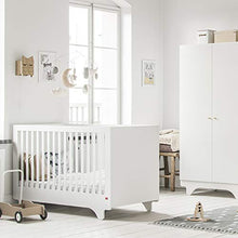Letto 70x140 allungabile e Armadio 2 ante Vox Playwood - Bianco