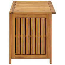 vidaXL Baule da Giardino 90x50x106 cm in Legno Massello di Acacia