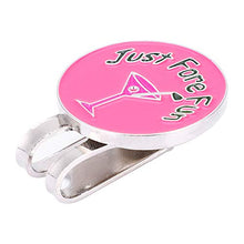 OhhGo - Marcatore magnetico portatile per pallina da golf, con clip per cappello da golf, regalo di alta qualità, durevole e vetro limonata