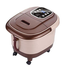 Msoah Shiatsu Massaggiatore per Piedi Massaggiatore per Impastare da Bagno, Spa per Piedi con Acqua di Riscaldamento per Artrite, Fascite Plantare, Pietra Girevole, Luce Rossa
