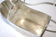 Design elegante cestino per bottiglie, vino supporto, argentato