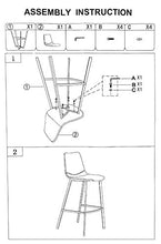 BDLYZ Yxsd - Sgabello da bar in metallo, seduta in ecopelle, schienale ergonomico, per la colazione e la cucina (dimensioni: altezza seduta 75 cm)