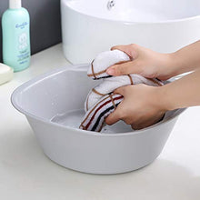 GYL Bacino Pieghevole XSJZ Lavabo di Plastica, Lavabo da Appoggio in Plastica Biauricolare Addensato da 3 Pezzi per Lavabo per Uso Domestico (Color : Mixed Color)