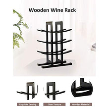 Lasamot Scaffale per Vino in Legno Scaffale per Vino in Legno Semplice Moderno Portabottiglie per Vino in Legno massello Naturale per Cucina/Sala da Pranzo/dispensa/Armadio